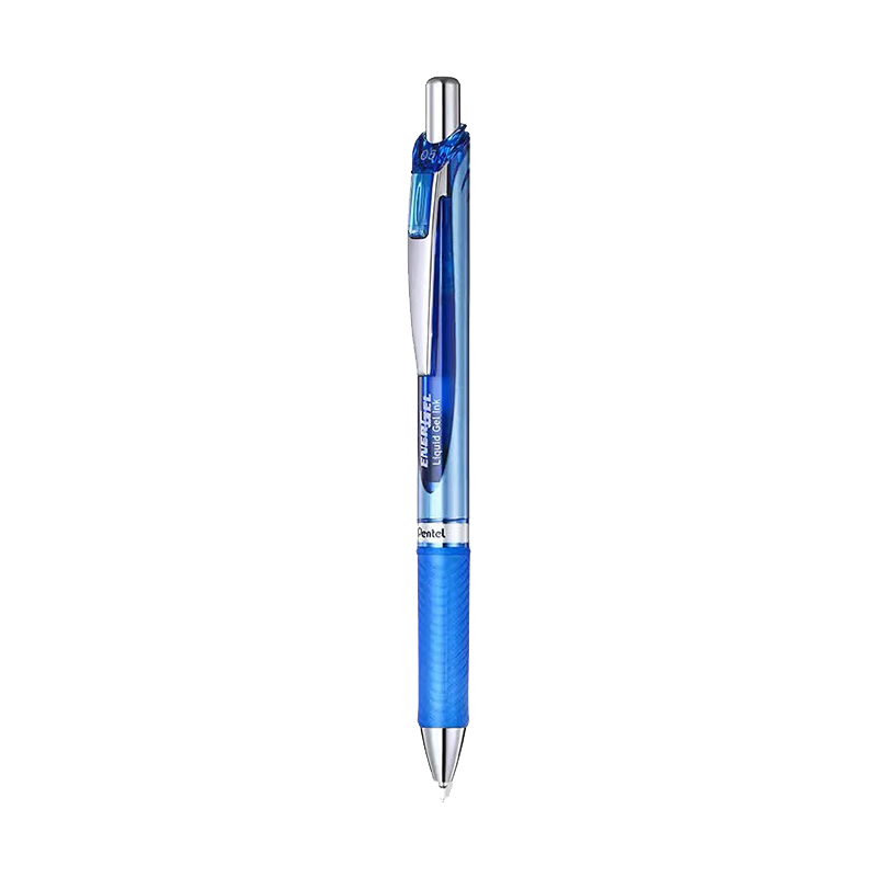 派通（Pentel） BLN75按動(dòng)藍(lán)色中性筆高顏值0.5mm簽字筆商務(wù)學(xué)生速干水筆水性筆辦公用品文具 藍(lán)色單支裝