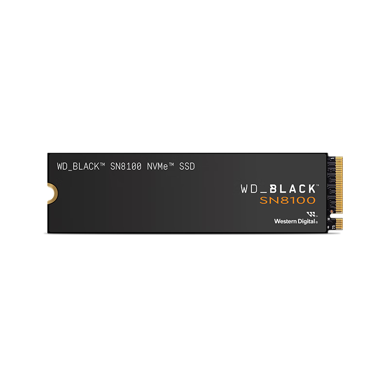 西部数据（WD）SSD固态硬盘 NVMe M.2接口 AI电脑配件 笔记本电脑游戏硬盘 原厂颗粒不虚标不掉速 SN8100 PCle5x4 14900MB/s 大容量 【1TB】