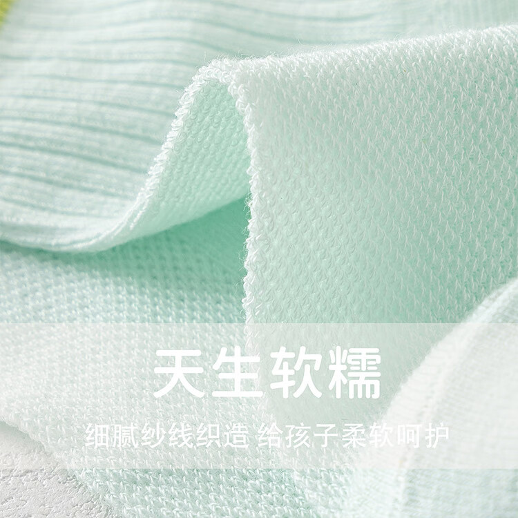 棉武器【邮政甄选】夏季薄款网眼袜吸汗透气母婴A类防臭中短筒男女童袜 2502蓝+白+灰+暖白+绿 5双 6-8岁 (M) 27~31码
