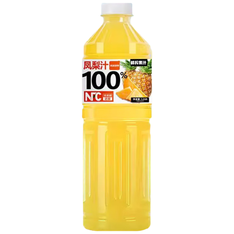 ʤ�� 100%NFC����֭ 1.25L ��ƿ��֭���� 23.04Ԫ��2��(��11.52Ԫ/��)