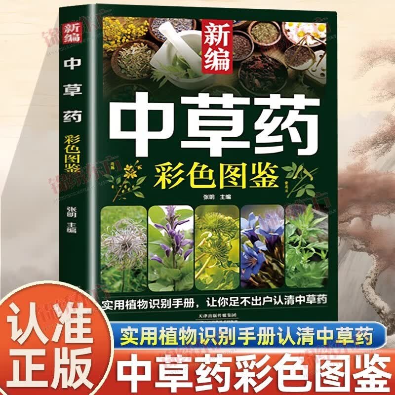 新编中草药彩色图鉴 清热祛风湿消食安神补气等中医药学图鉴 中医精华入门读物 家庭生活必备中医保健书籍