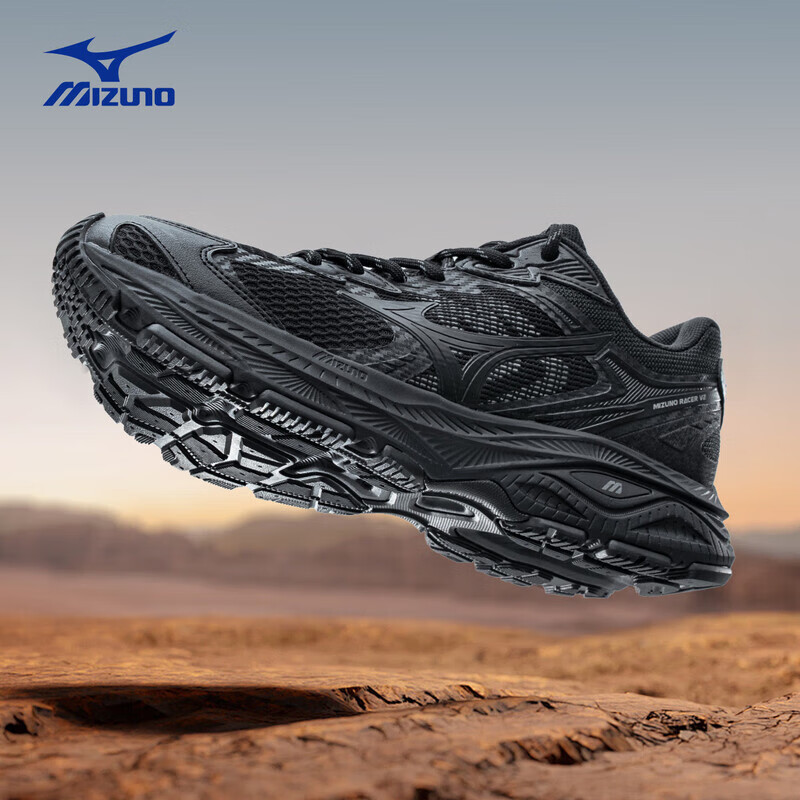 ����Ũ��MIZUNO����Ůͬ���˶�Ь�ǰ���RACER S���׼�������͸������ϵ�Ь 04/��ɫ/��ɫ 41 /265mm 378Ԫ