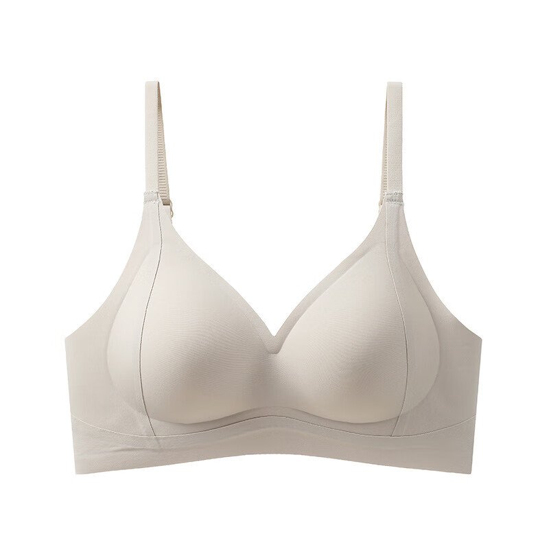 提拉内衣女小胸聚拢收副乳固定杯防下垂夏季薄款无钢圈无痕文胸罩 嫩粉色 3XL 【42/95ABC 150-165斤】