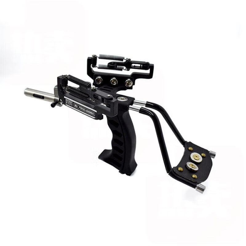 迈恻亦教官不锈钢强力弹弓传统高精准弹弓 黑色 黑色