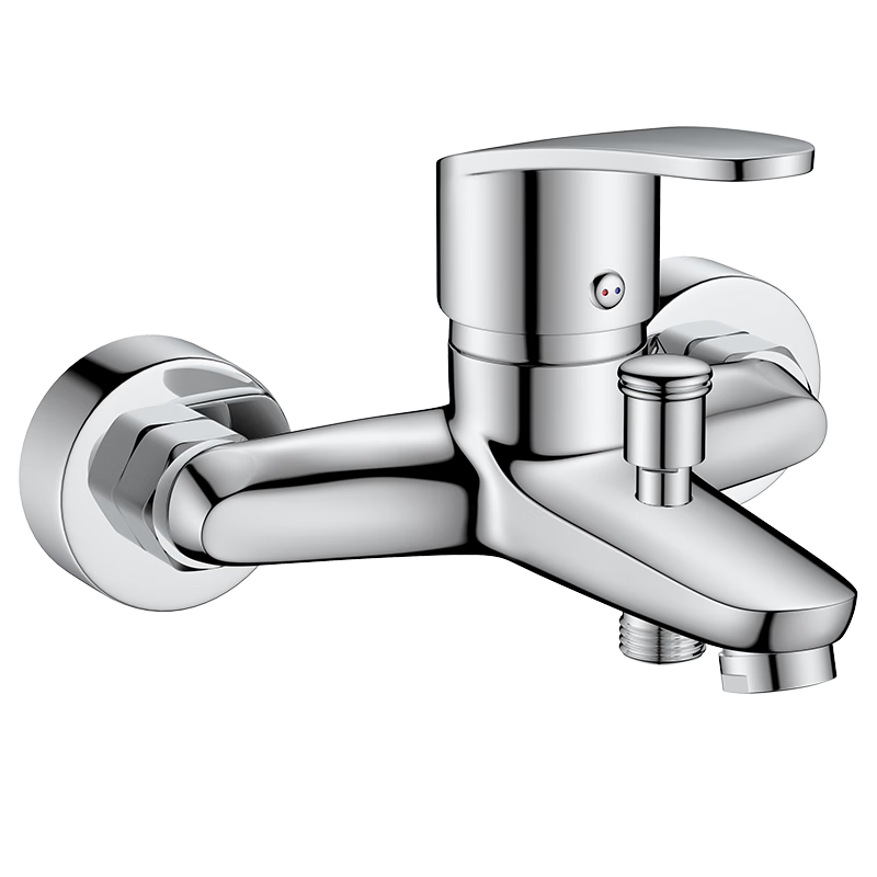 BSITN黃銅混水閥淋浴水龍頭浴室洗澡花灑開(kāi)關(guān)三聯(lián)浴缸冷熱混合閥BH009