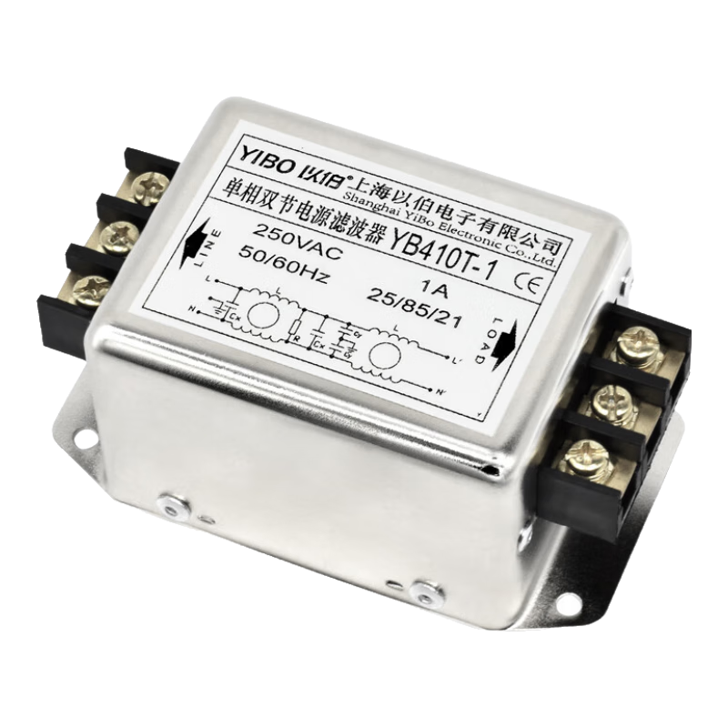 �Բ���YIBO��emi����˫����Դ�˲���220V�������˲���������YB410T/YB410TG YB410T-30A��˫���˲�������ʽ