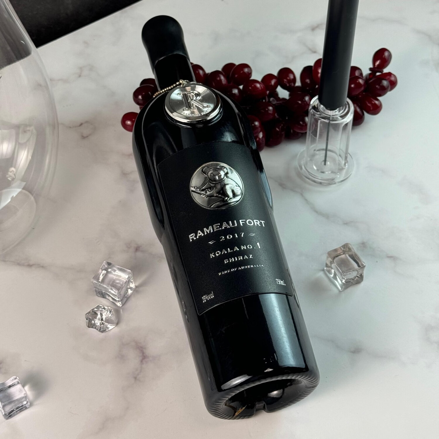 拉摩图堡考拉一号西拉干红葡萄酒2017年16度经典款澳洲原瓶进口蜡封重型瓶 整箱批发