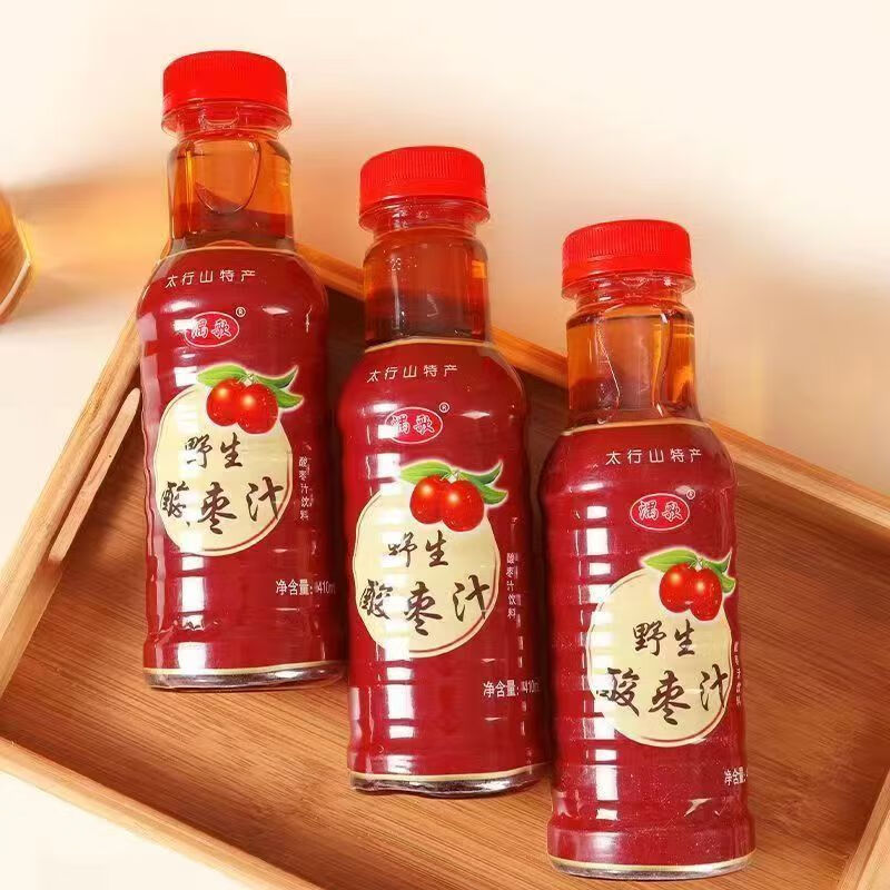 美意颂邢台特产酸枣汁美410ml酸甜可口果味饮料酸酸甜甜植物6瓶12瓶 6瓶