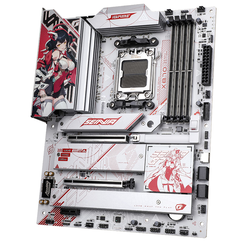 七彩虹 主板CPU套装iGame X870 Senna V14+AMD 锐龙 9 9900X3D主板+CPU套装
