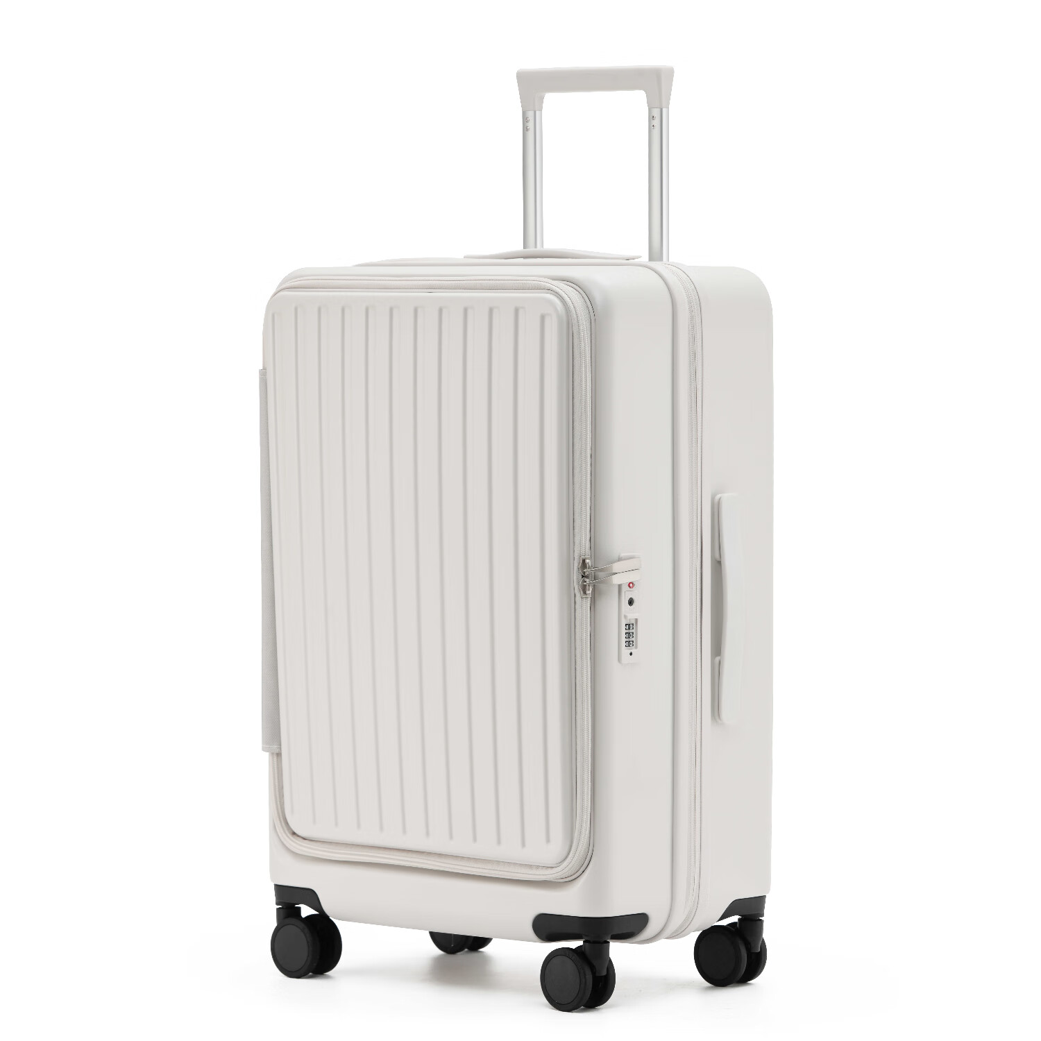 t-nova全新设计款多功能旅行箱前开口usb充电口可扩展行李箱铝合金