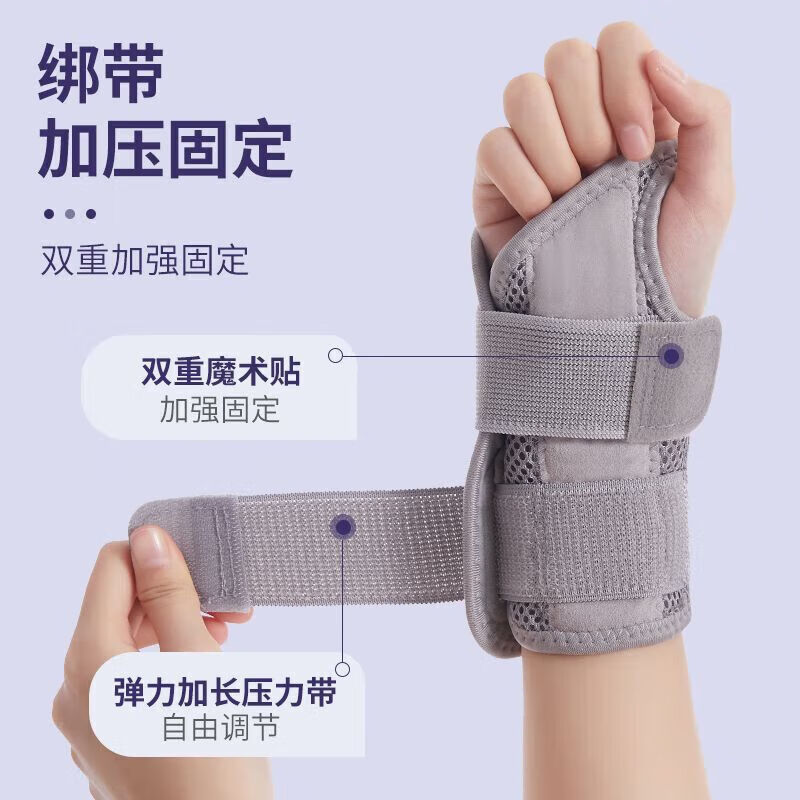 通用尺骨桡骨远端固定支具护腕女手腕扭伤腱鞘妈妈手关节疼劳损 肤色 右手 单只 M(适合手围22CM以下)