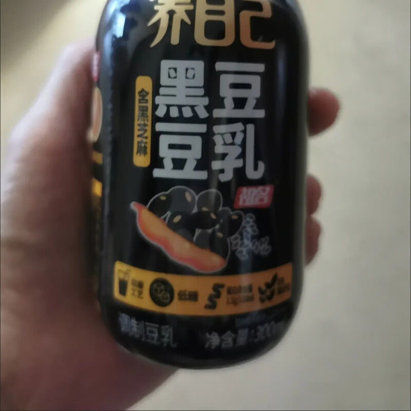 祖名黑豆豆乳豆漿豆奶營(yíng)養早餐黑芝麻飲料低糖植物蛋白飲品300ml 【試喝裝】300ml*4瓶