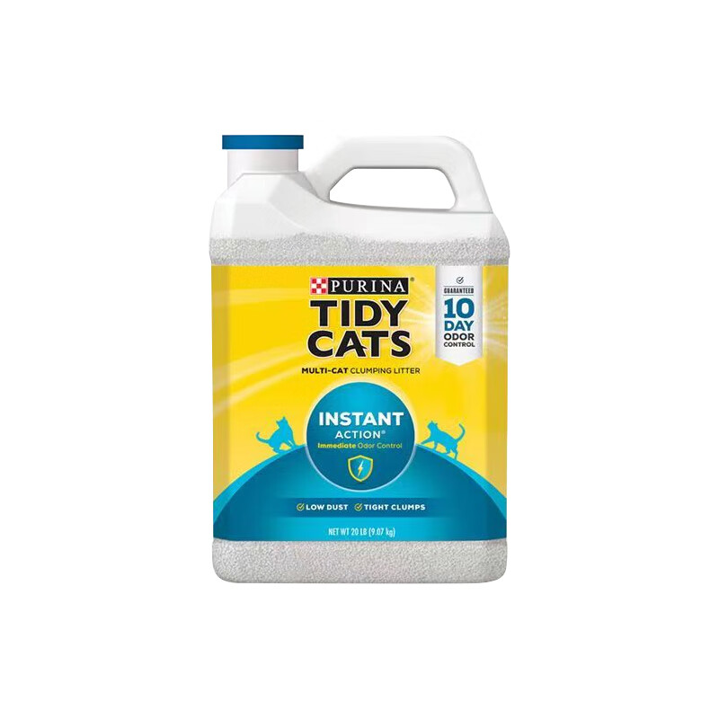 泰迪TidyCats泰迪貓砂美國進口貓砂9kg即效除臭無香無塵膨潤土貓砂 泰迪貓砂即效除臭9kg 0g