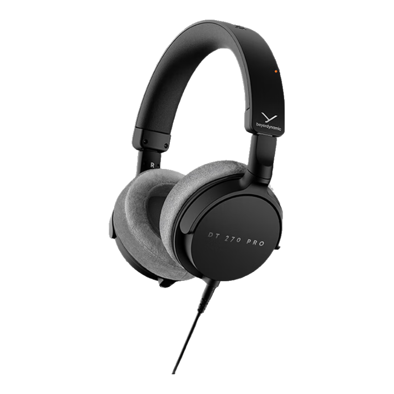 beyerdynamic DT270 Pro ͷ��ʽ�������� HiFi¼���ҵ缪����Я������� 1124Ԫ