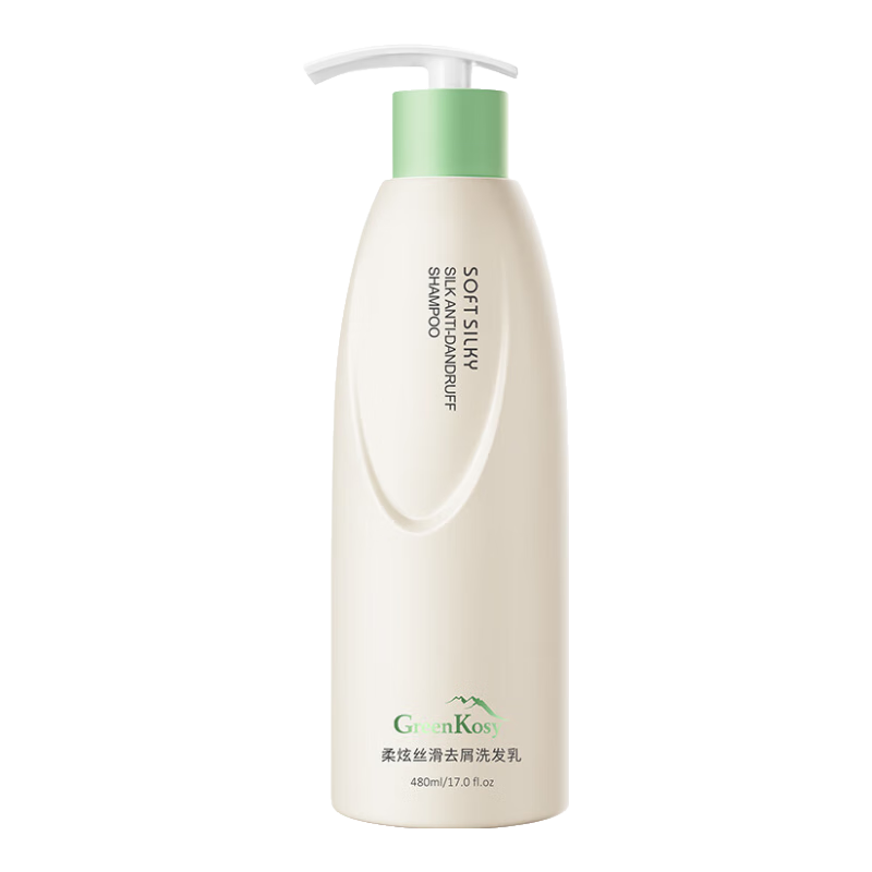 绿色溪谷洗发水去屑止痒洗头膏乳480ml茶籽控油舒爽丝滑洗发精露