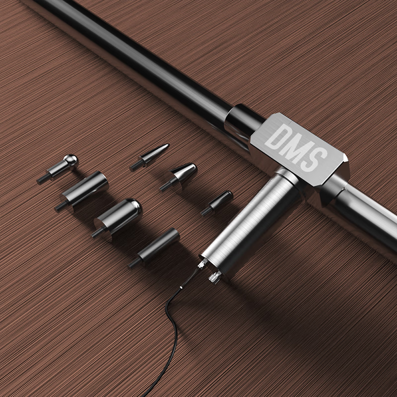 林品进口dms深层肌肉刺激仪肌肉放松按摩器dms筋膜枪专业级筋膜按摩仪 加强版【8按摩头】-不锈钢材质