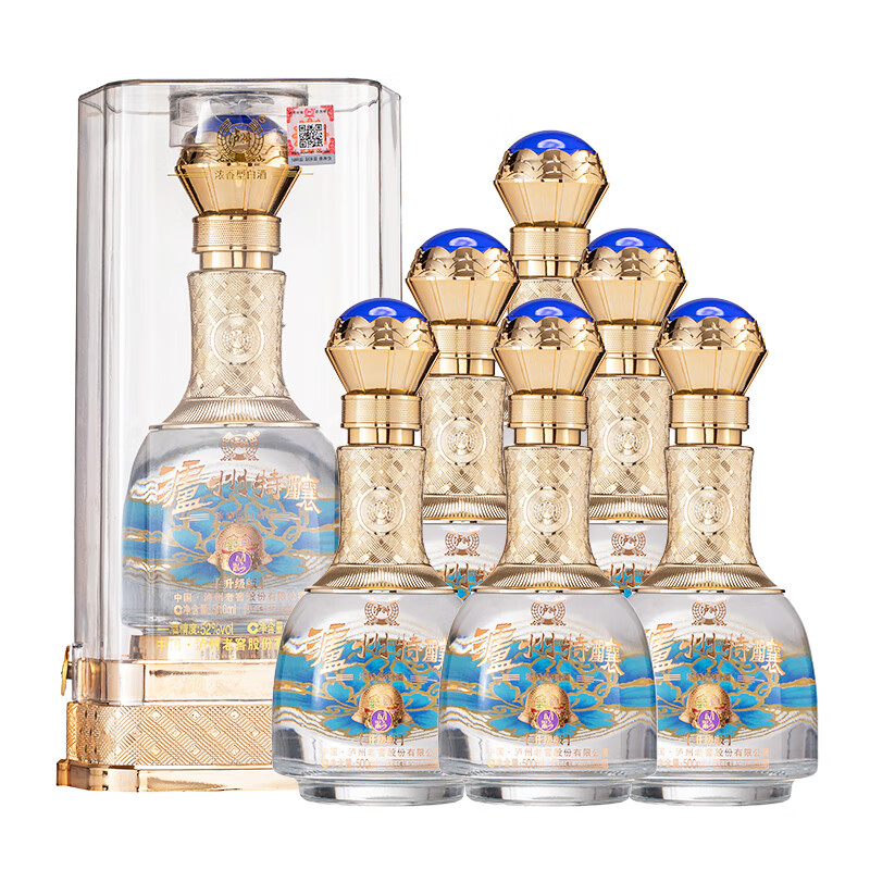 泸州老窖股份52度特酿动彩升级版浓香型白酒整箱