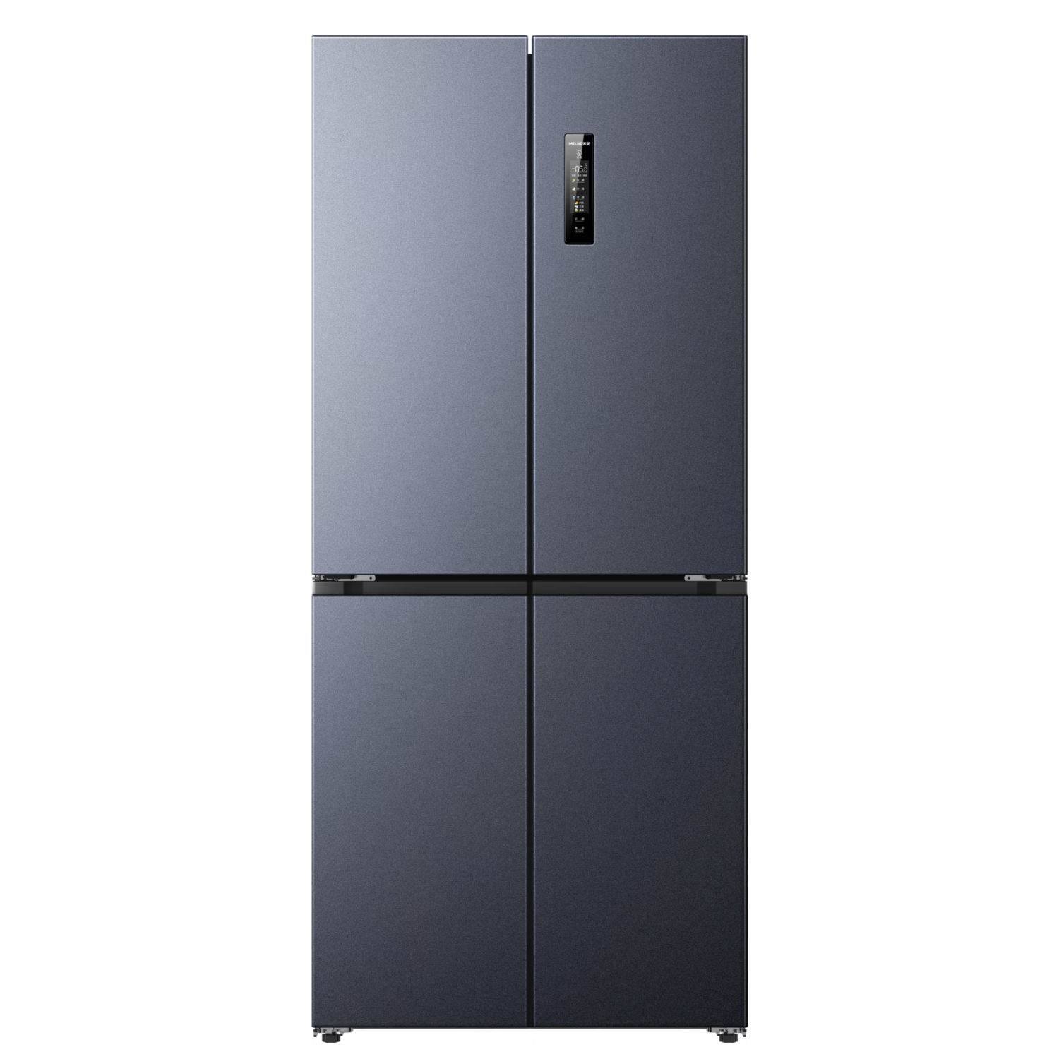 美菱无忧嵌420L十字门冰箱超薄嵌入式底部散热一级能效风冷无霜干湿分储神秘灰BCD-420WP9CZX国家补贴