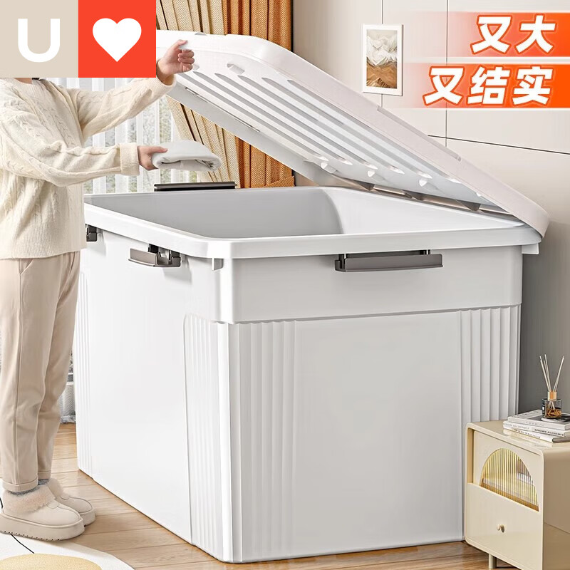 20:56 领5折券   友耐大容量收纳箱  24.9亓   友耐玩具收纳箱大号3个-创客网