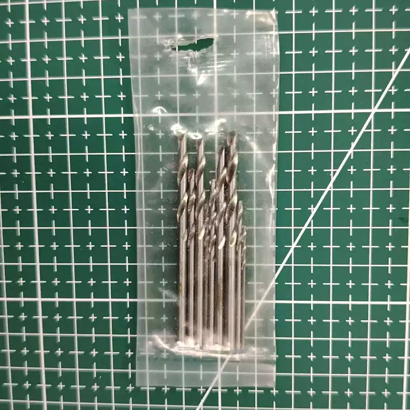 米黛蕾手捻钻手钻打孔手摇钻核桃琥珀模型橄榄打孔文玩DIY工具 10支麻花钻头