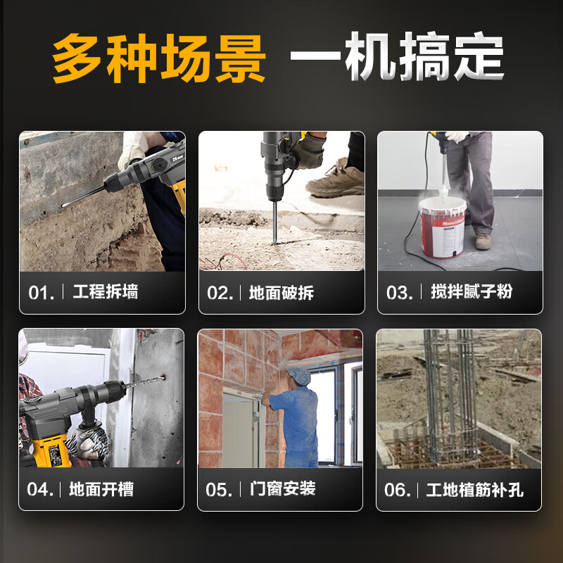 2026年电锤十大品牌排行榜揭晓:这10款动力强,打孔超高效-图片7