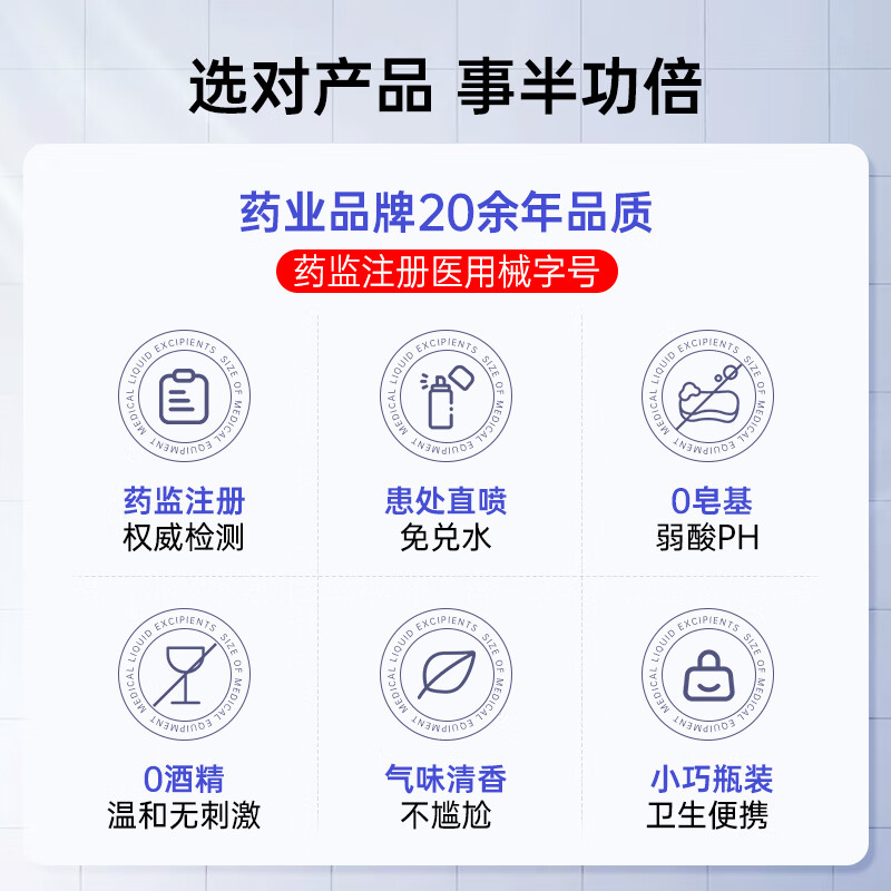 仁和男性龟头炎医用敷料男士私处喷雾阴囊潮湿瘙痒包皮炎消毒杀菌止痒 【龟头炎洁护套装】敷料+高猛酸钾