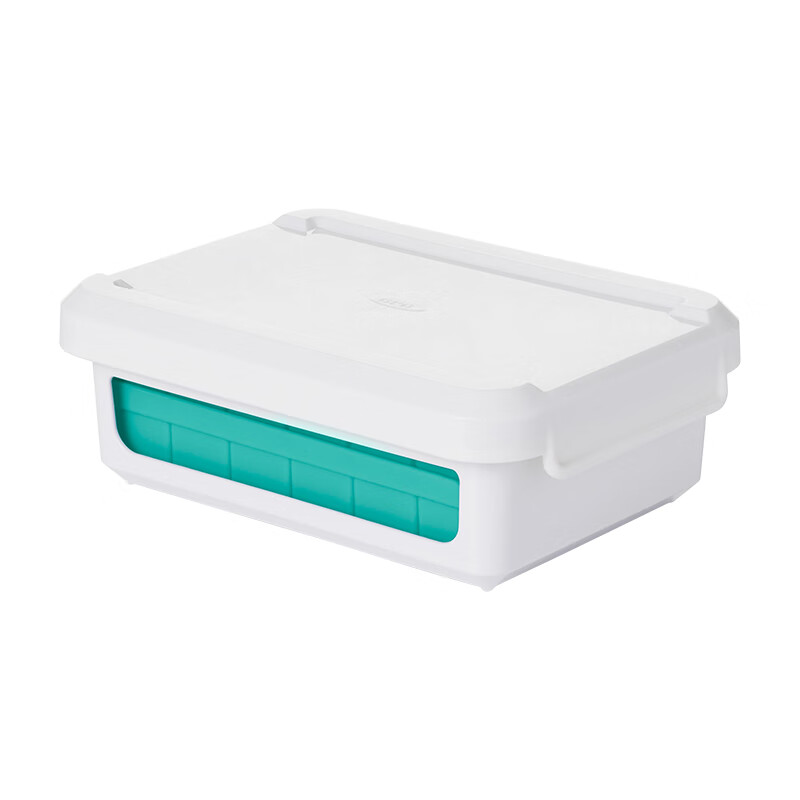奧秀（OXO）冰格帶蓋硅膠冰格軟凍塊制冰塊模具速凍器冰盒家用密封易脫落 雙層硅膠冰格