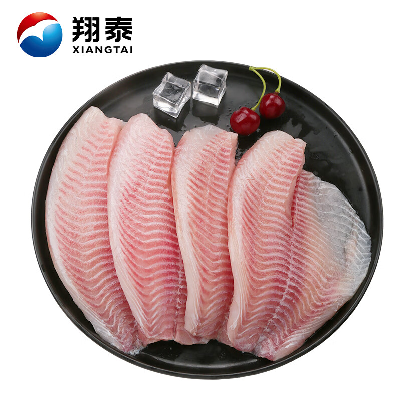 翔泰 海南去刺鲷鱼/罗非鱼排908g7-10片无保水鱼片 烧烤低脂轻食 