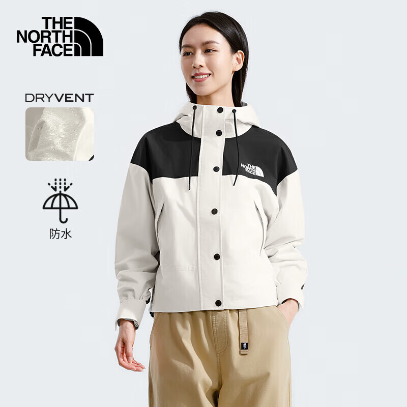 北面单层冲锋衣女户外运动防风外套休闲夹克 8DGK ROU XL/170 