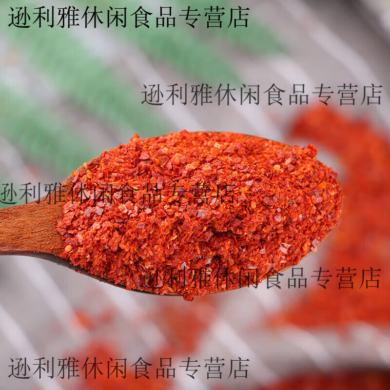 延边朝鲜族微辣辣椒粉东北不辣无籽韩国辣椒面韩式辣白菜泡菜专用 中粗不辣500g韩式辣椒面