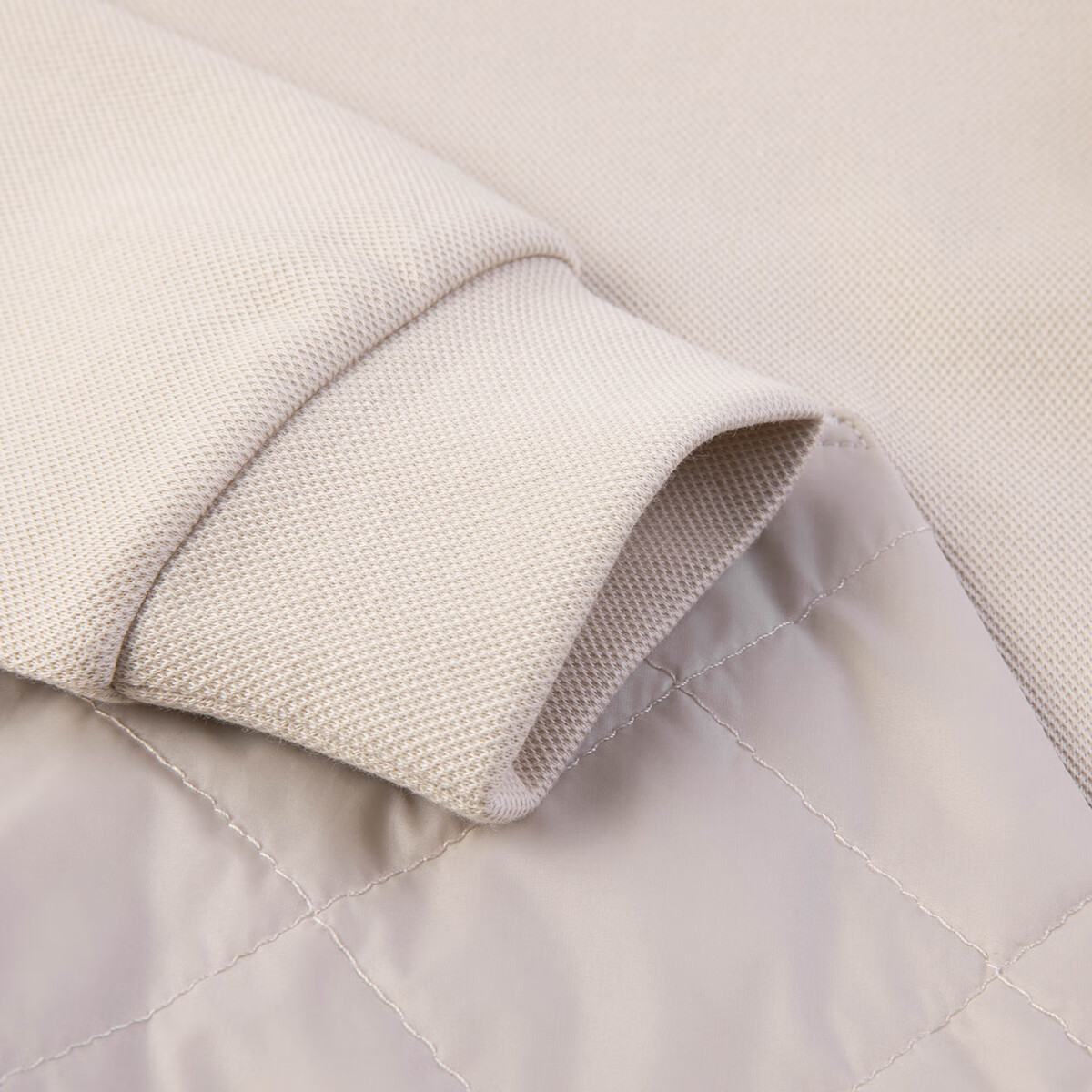 哈吉斯（HAZZYS）童装男童套装秋季新品珠地挺括长袖两件套 浅沙灰 165