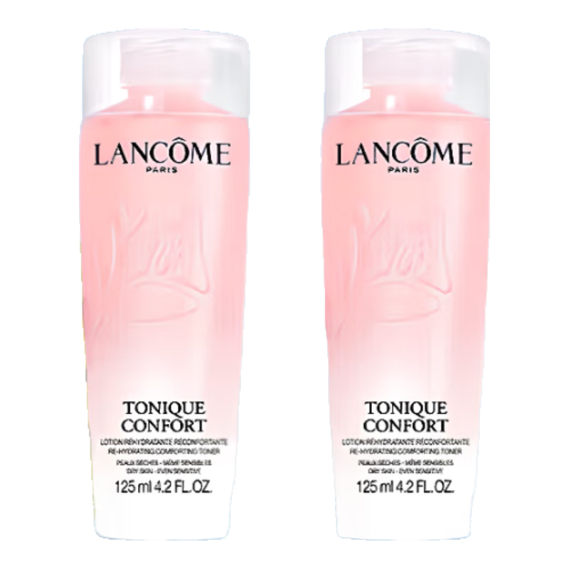 兰蔻（LANCOME）全新粉水125ml*2支 补水保湿爽肤水护肤品【临期清仓】
