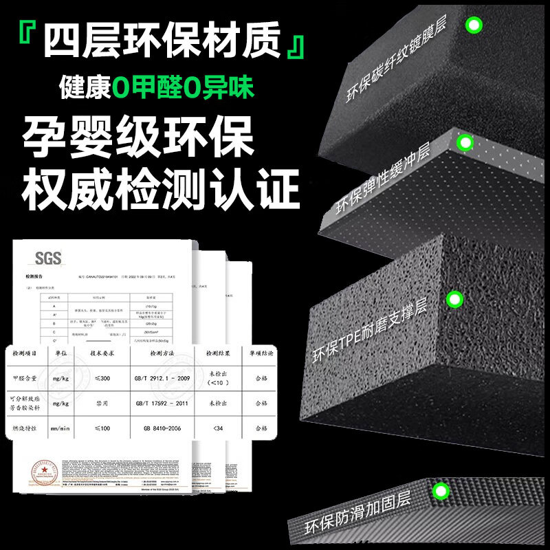 车麒方程豹豹5脚垫适用于23-25款全包围专用电动方程豹5豹五tpe汽车 方程豹豹5【单层款】碳纤纹脚垫 方程豹豹5/2023-2025款