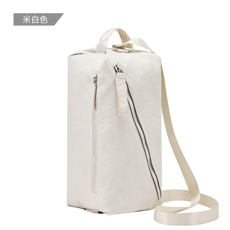 波斯丹顿（BOSTANTEN）新款多功能运动健身瑜伽包大容量双肩手提单肩斜挎胸腰包 米白色多功能可单肩双肩腰包户外