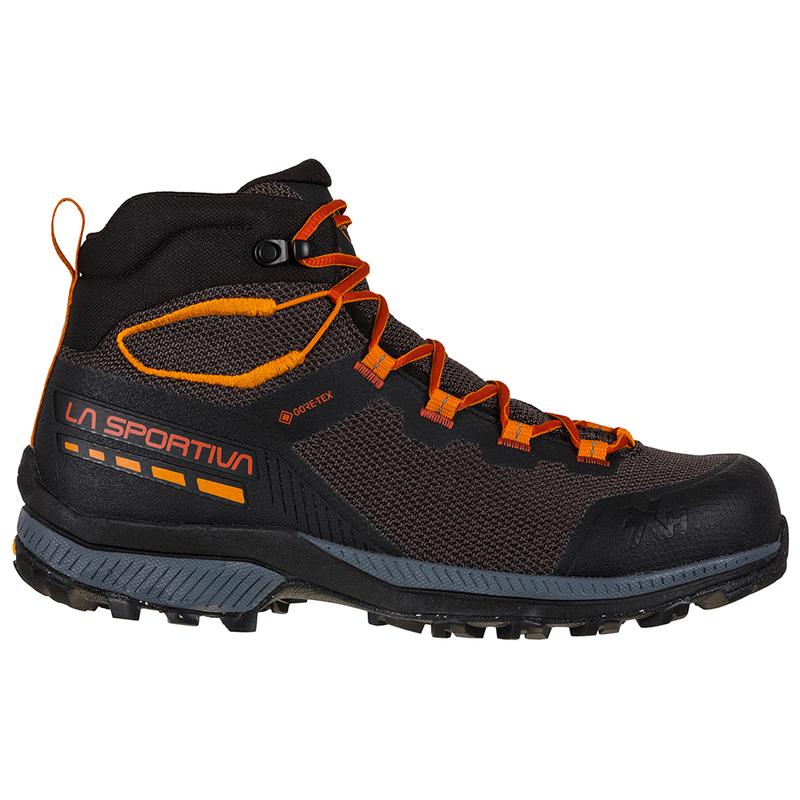 拉思珀蒂瓦（LA SPORTIVA）男士登山鞋 TX Hike Mid GTX 中帮户外防水耐磨徒步鞋户外休闲鞋 Carbon/Saffron 46.5