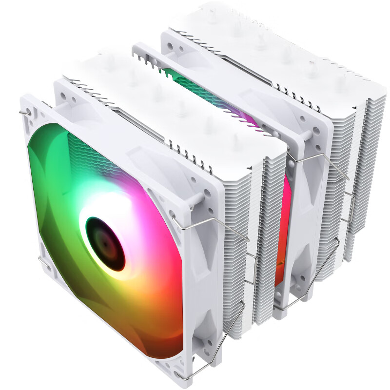 利民（Thermalright）Peerless Assassin 120 SE ARGB WHITE 双塔CPU风冷散热器 PA120 SE WHITE ARGB