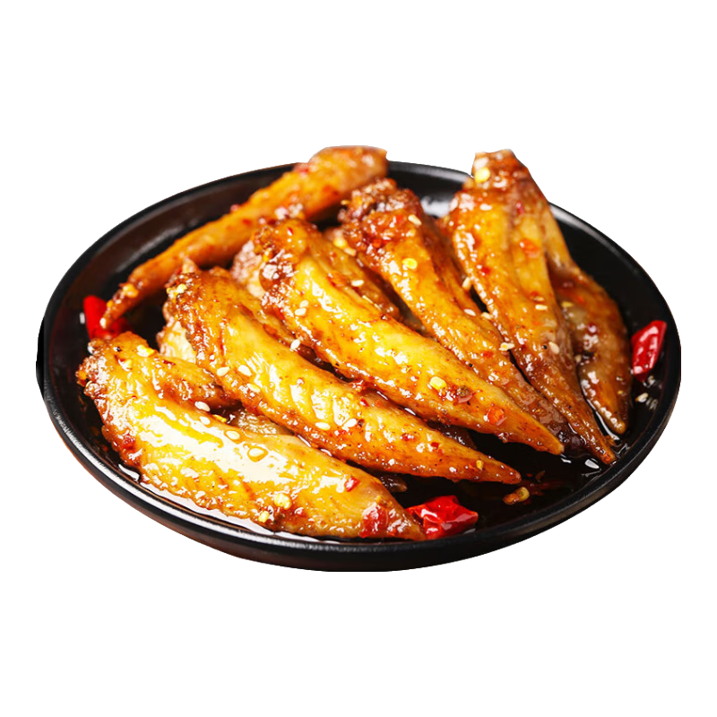 焱味邱金自貢冷吃四川特產(chǎn)麻辣雞翅尖即食零食熟食成都小吃200g 雞翅尖 200g*1袋 備注：夏季需冷藏