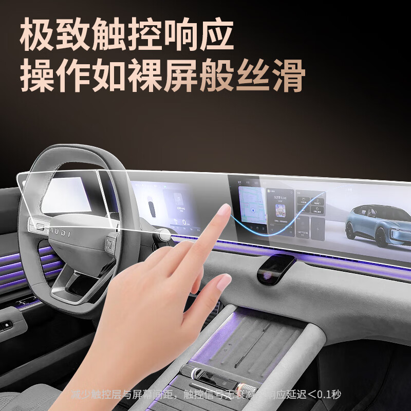 路透仕2026款智己LS6导航钢化膜中控屏幕保护贴膜车内装饰改装配件用品 26款智己LS6【一体屏+副驾屏】高清钢化膜