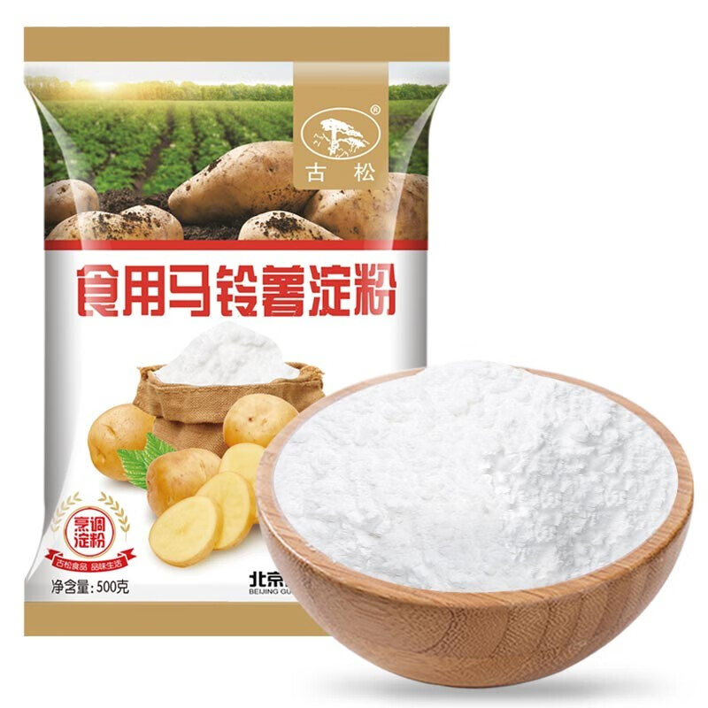 古松 烘焙原料 土豆马铃薯淀粉500g 烹调勾芡 品牌始于1998
