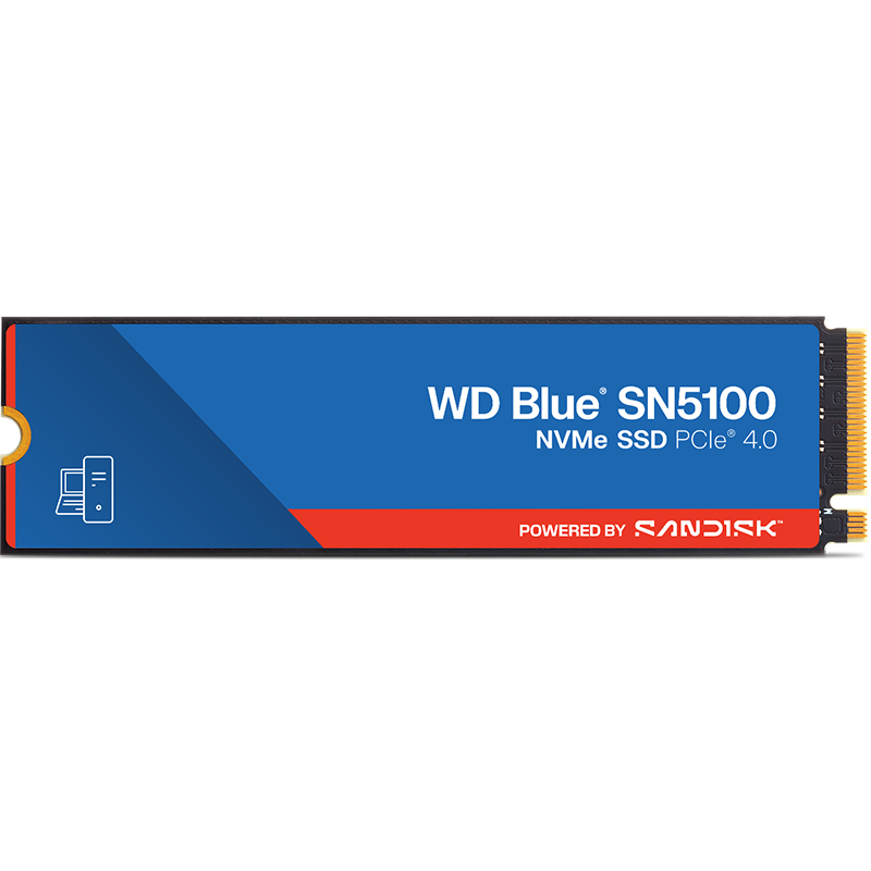 西部数据（WD）SSD固态硬盘 NVMe M.2接口 AI电脑配件 笔记本电脑游戏硬盘 原厂颗粒不虚标不掉速 SN5100 | PCle4x4 7100MB/s 大容量 【1TB】