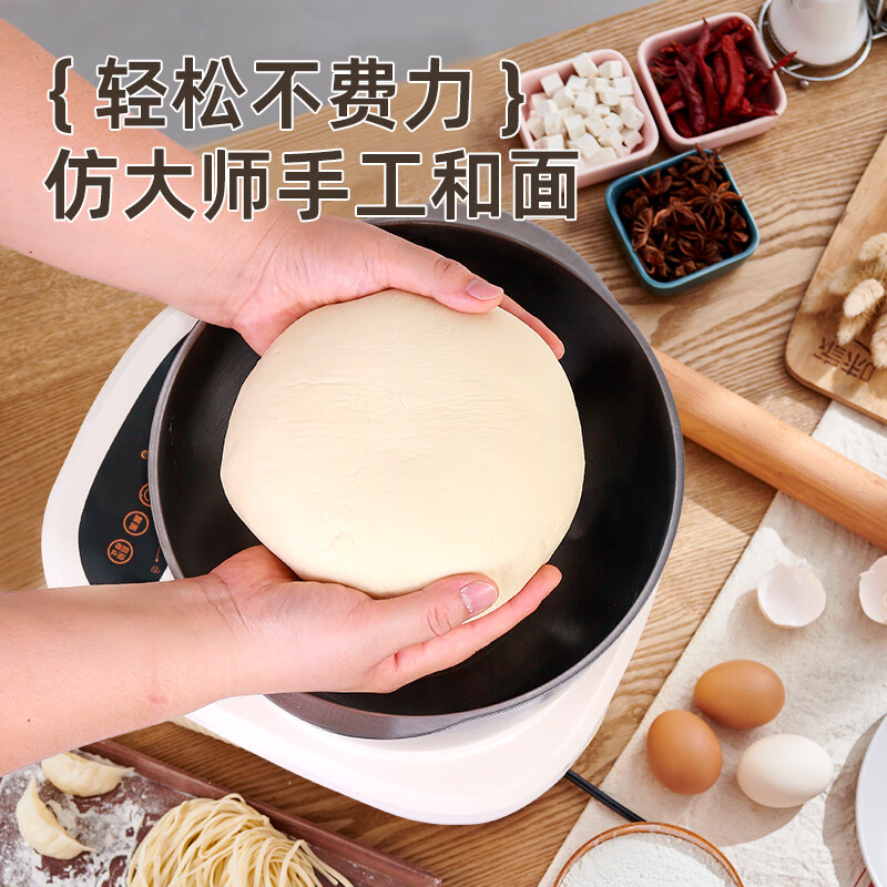 扬子和面机家用揉面机厨师机全自动搅面机多功能智能醒面发面机面包面粉搅拌机大容量活面机H-001 【5L旗舰款】快速出膜 恒温发酵 5L