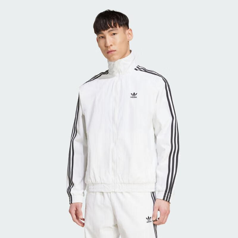ADIDAS阿迪达斯三叶草男子复古梭织立领运动宽松夹克外套JY1328 JY1328 L