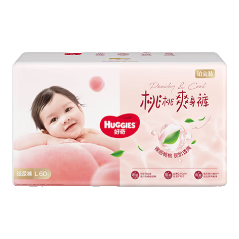 huggies/���� С�ҿ� L�� ֽ��� 60Ƭ 68Ԫ