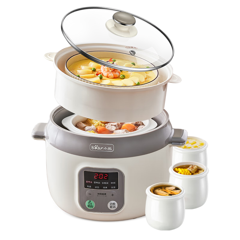 С�ܣ�Bear�������� ������ ��ˮ����3-4���� ������ �������� ������ ������ ������ʳ�� DDZ-C25X6 4L������