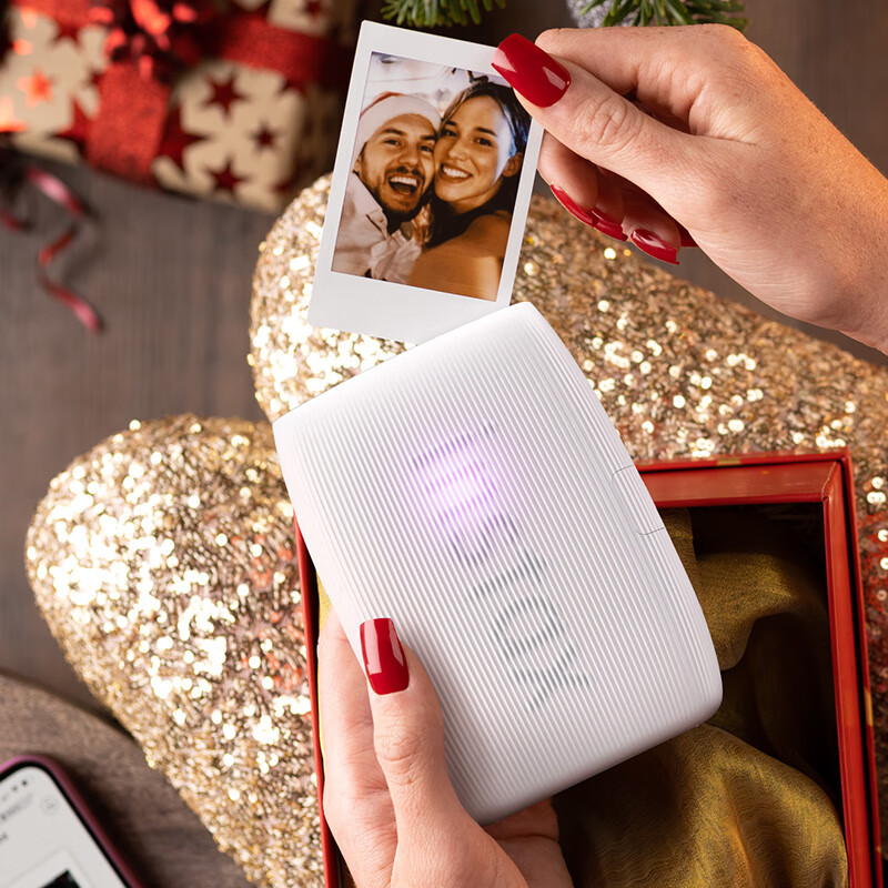 富士（FUJIFILM）instax mini link3 一次成像拍立得手机照片打印机口袋式便携打印机旅行送闺蜜女友情人节生日礼物 Link3陶土白【快乐升维礼盒】 套餐一【标配+相纸20张】