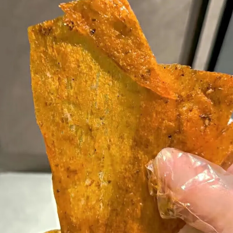 花蝴蝶萍鄉特產(chǎn)手撕大辣片麻辣零食8090后兒時(shí)回憶辣豆皮追劇零食 【到手1大袋】五香味_(內含5小包