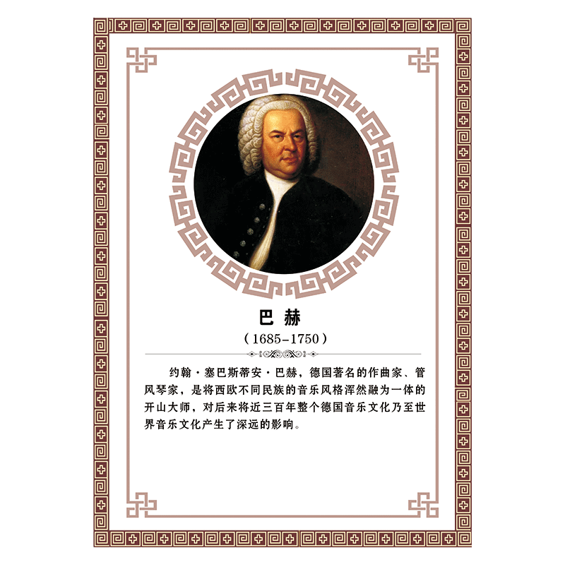 音乐家名人头像肖像画像简介作曲家挂图海报贝多芬莫扎特展板宣传画墙