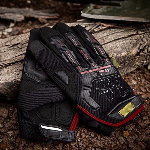 三角洲行动周边战术手套威龙露娜红狼麦晓雯卡通角色训练手套 新迷彩全指战术训练 XL