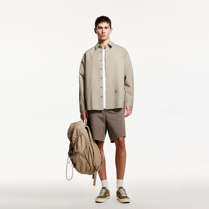 杰克·琼斯(JACK&JONES)春秋季休闲长袖衬衫男衬衣式薄外套合集 2251O3009卡其色 M 17