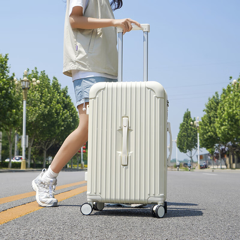 友胜保罗行李箱大容量女高颜值旅行箱拉杆箱24寸登机箱20寸学生皮箱密码箱 浅紫色 20英寸